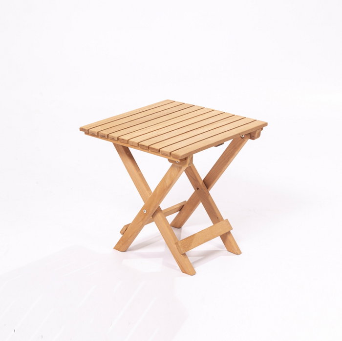 Hanah Home Conjunto de mesa y sillas de jardín My005, Madera de haya, Marrón y Crema Hanah Home Conjunto de mesa y sillas de jardín My005, Madera de haya, Marrón y Crema